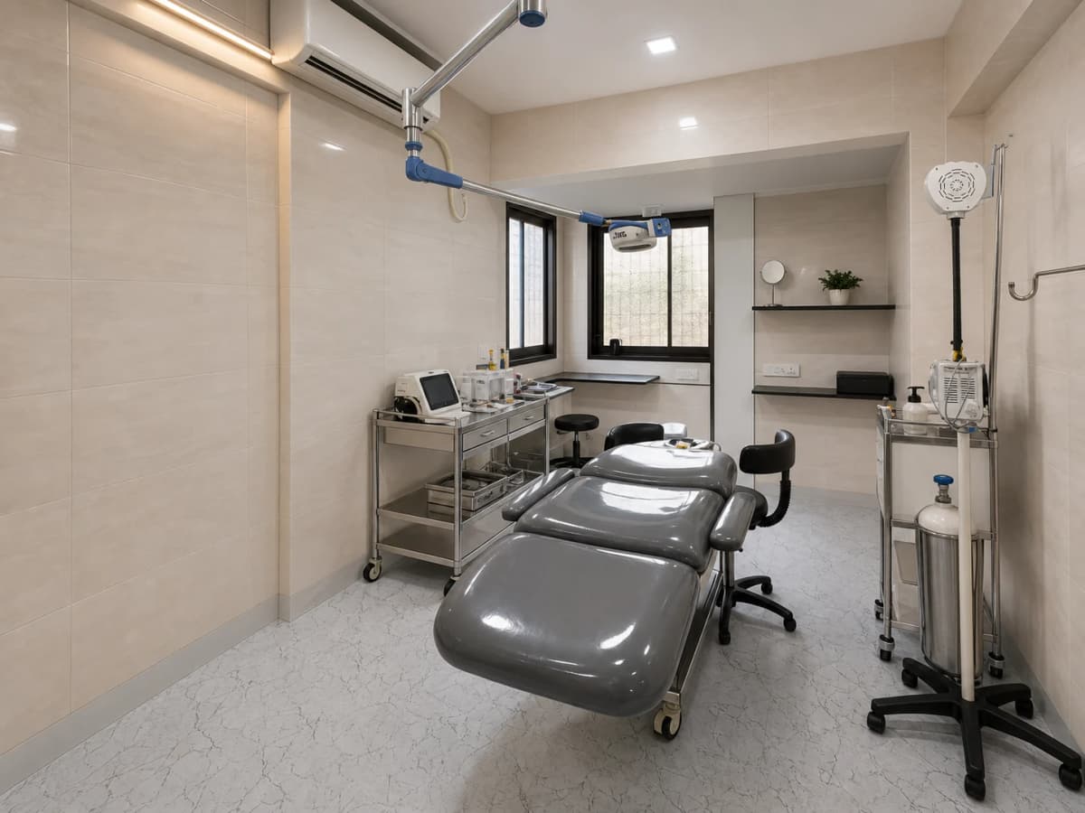 Refined view of the Dermaplast treatment room